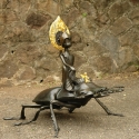 19-04Contemplative Peter Pan Bodhisattva Rides on Stag Beetle-2